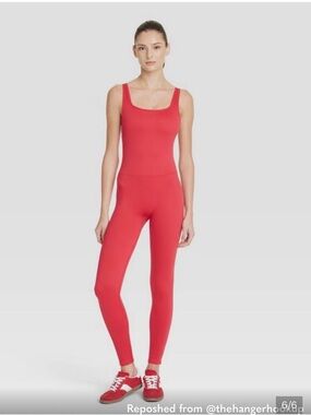 All in Motion Red Jumpsuit